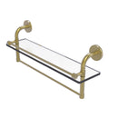 Allied Brass Remi Collection 22 Inch Gallery Glass Shelf with Towel Bar RM-1-22TB-GAL-SBR