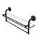 Allied Brass Remi Collection 22 Inch Gallery Glass Shelf with Towel Bar RM-1-22TB-GAL-VB