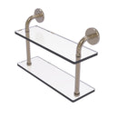 Allied Brass Remi Collection 16 Inch Two Tiered Glass Shelf RM-2-16-PEW