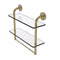 Allied Brass Remi Collection 16 Inch Two Tiered Glass Shelf with Integrated Towel Bar RM-2-16TB-UNL