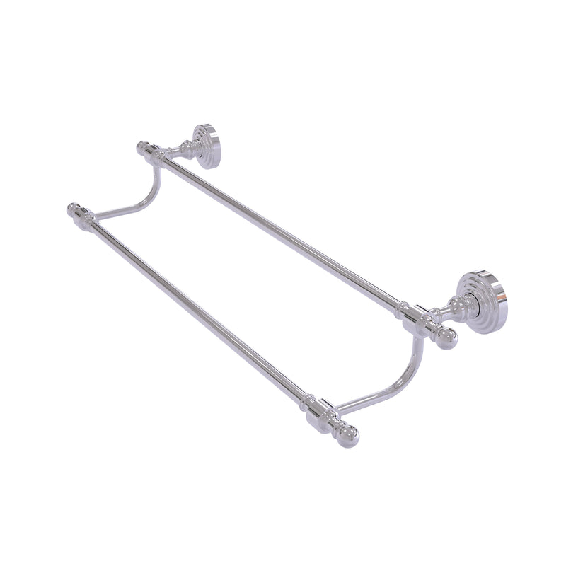 Allied Brass Retro Wave Collection 18 Inch Double Towel Bar RW-72-18-PC