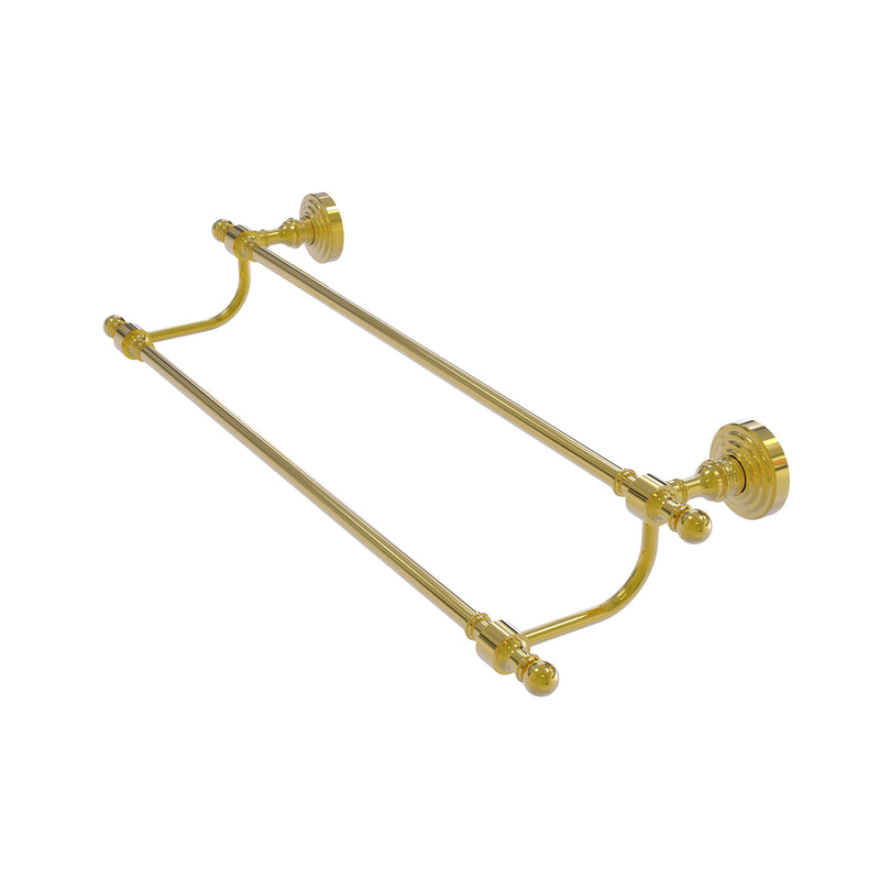 Allied Brass Retro Wave Collection 30 Inch Double Towel Bar RW-72-30-PB