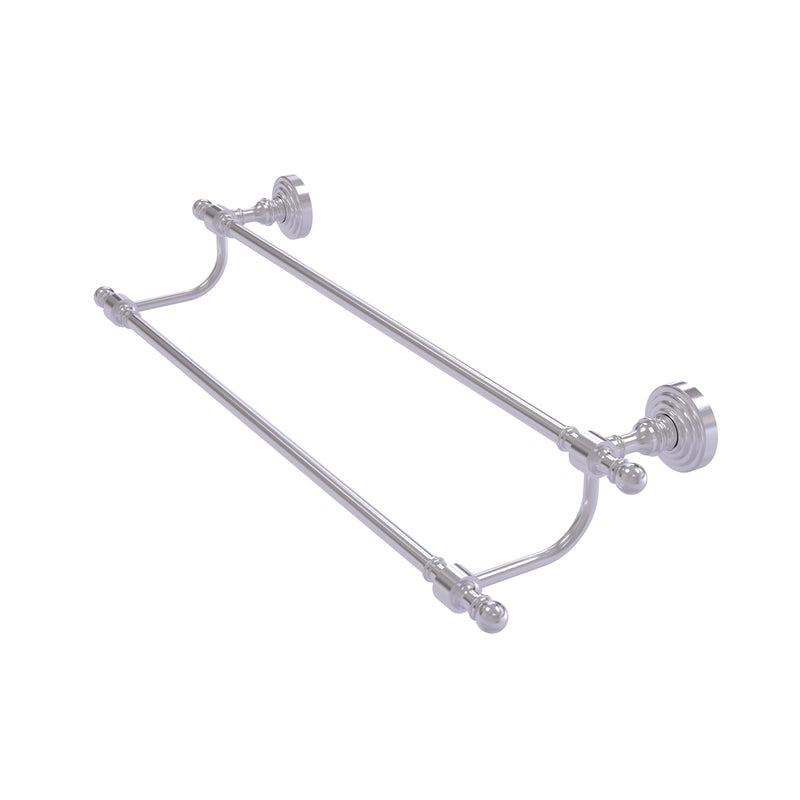 Allied Brass Retro Wave Collection 36 Inch Double Towel Bar RW-72-36-SCH