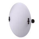 Allied Brass Frameless Round Tilt Mirror with Beveled Edge RW-90-ORB