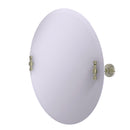 Allied Brass Frameless Round Tilt Mirror with Beveled Edge RW-90-PNI