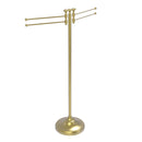 Allied Brass Towel Stand with 4 Pivoting Swing Arms RWM-8-SBR