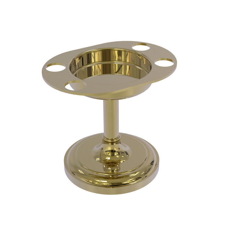 Allied Brass Vanity Top Tumbler and Toothbrush Holder S-55-UNL