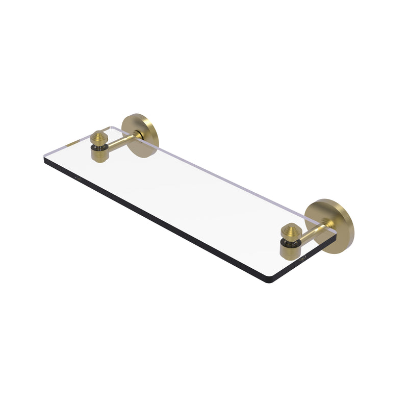 Allied Brass South Beach Collection 16 Inch Glass Vanity Shelf with Beveled Edges SB-1-16-SBR