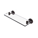 Allied Brass South Beach Collection 16 Inch Glass Vanity Shelf with Beveled Edges SB-1-16-VB