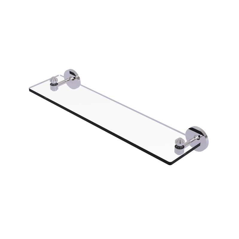 Allied Brass South Beach Collection 22 Inch Glass Vanity Shelf with Beveled Edges SB-1-22-PC