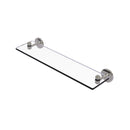 Allied Brass South Beach Collection 22 Inch Glass Vanity Shelf with Beveled Edges SB-1-22-SN