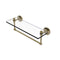 Allied Brass Southbeach Collection 16 Inch Glass Vanity Shelf with Integrated Towel Bar SB-1TB-16-UNL