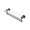 Allied Brass Southbeach Collection 22 Inch Glass Vanity Shelf with Integrated Towel Bar SB-1TB-22-ABZ