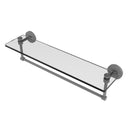 Allied Brass Southbeach Collection 22 Inch Glass Vanity Shelf with Integrated Towel Bar SB-1TB-22-GYM