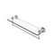 Allied Brass Southbeach Collection 22 Inch Glass Vanity Shelf with Integrated Towel Bar SB-1TB-22-SCH