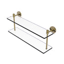 Allied Brass Southbeach Collection 22 Inch Two Tiered Glass Shelf SB-2-22-UNL