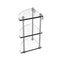 Allied Brass Southbeach Collection Three Tier Corner Glass Shelf SB-6-SN