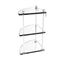 Allied Brass Southbeach Collection Three Tier Corner Glass Shelf SB-6-WHM