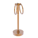 Allied Brass Southbeach Collection Vanity Top 2 Towel Ring Guest Towel Holder SB-83-BBR