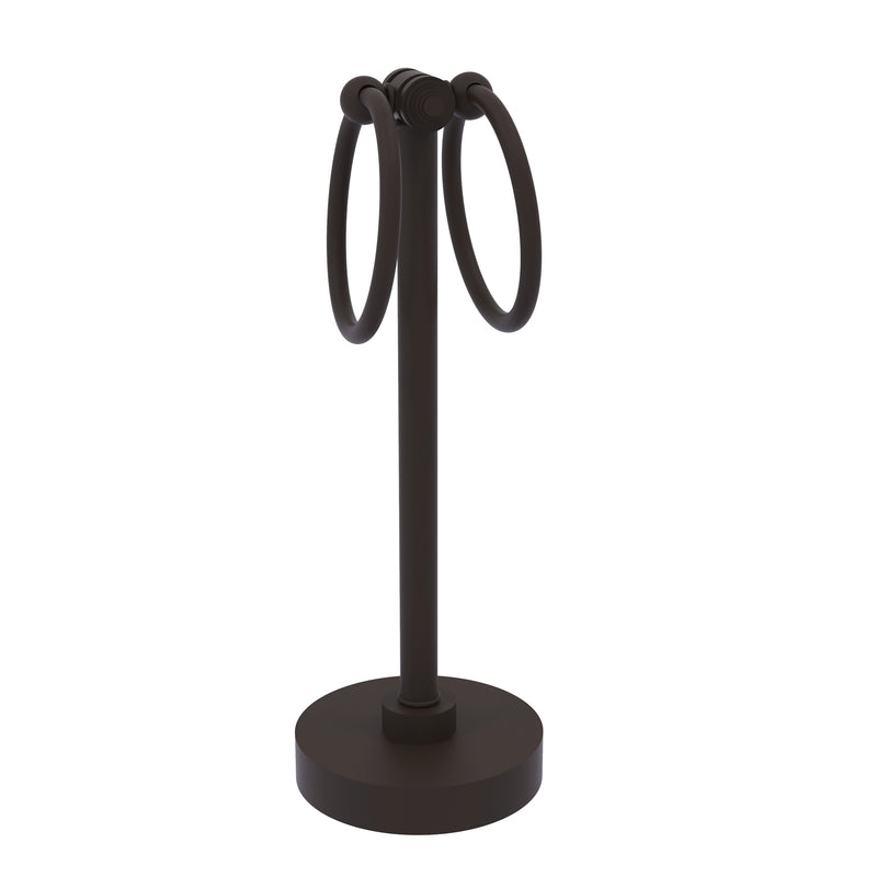 Allied Brass Southbeach Collection Vanity Top 2 Towel Ring Guest Towel Holder SB-83-ORB