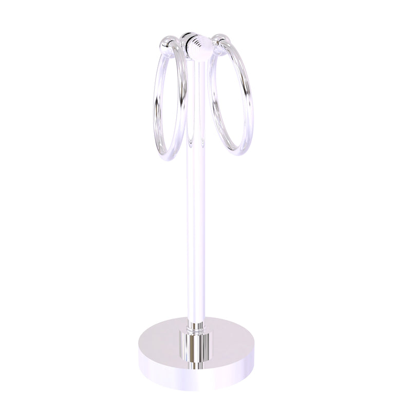 Allied Brass Southbeach Collection Vanity Top 2 Towel Ring Guest Towel Holder SB-83-PC