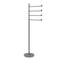 Allied Brass Southbeach Collection Free Standing 4 Pivoting Swing Arm Towel Stand SB-84-GYM