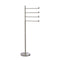 Allied Brass Southbeach Collection Free Standing 4 Pivoting Swing Arm Towel Stand SB-84-SN