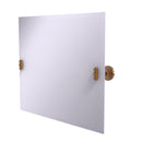 Allied Brass Frameless Landscape Rectangular Tilt Mirror with Beveled Edge SB-93-BBR