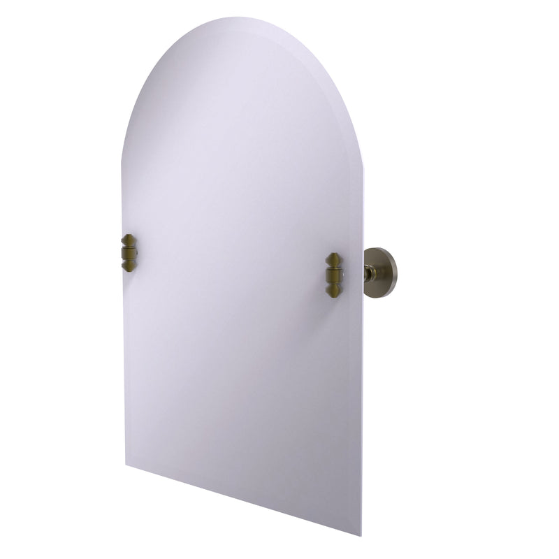 Allied Brass Frameless Arched Top Tilt Mirror with Beveled Edge SB-94-ABR