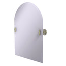 Allied Brass Frameless Arched Top Tilt Mirror with Beveled Edge SB-94-PNI