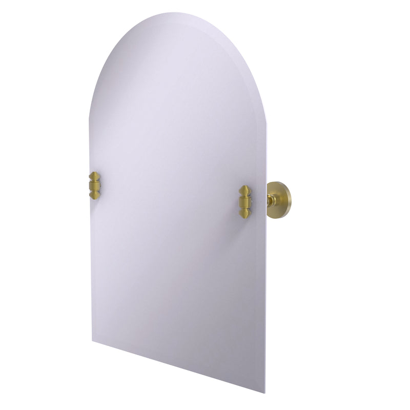 Allied Brass Frameless Arched Top Tilt Mirror with Beveled Edge SB-94-SBR