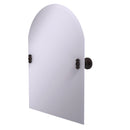 Allied Brass Frameless Arched Top Tilt Mirror with Beveled Edge SB-94-VB