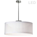 Dainolite 22W Slit Drum Led Pendant White Shade SDLED-20P-WH