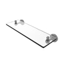 Allied Brass Sag Harbor Collection 16 Inch Glass Vanity Shelf with Beveled Edges SG-1-16-GYM