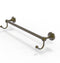 Allied Brass Sag Harbor Collection 18 Inch Towel Bar with Integrated Hooks SG-41-18-HK-ABR