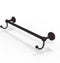 Allied Brass Sag Harbor Collection 18 Inch Towel Bar with Integrated Hooks SG-41-18-HK-ABZ