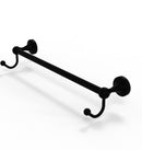Allied Brass Sag Harbor Collection 18 Inch Towel Bar with Integrated Hooks SG-41-18-HK-BKM