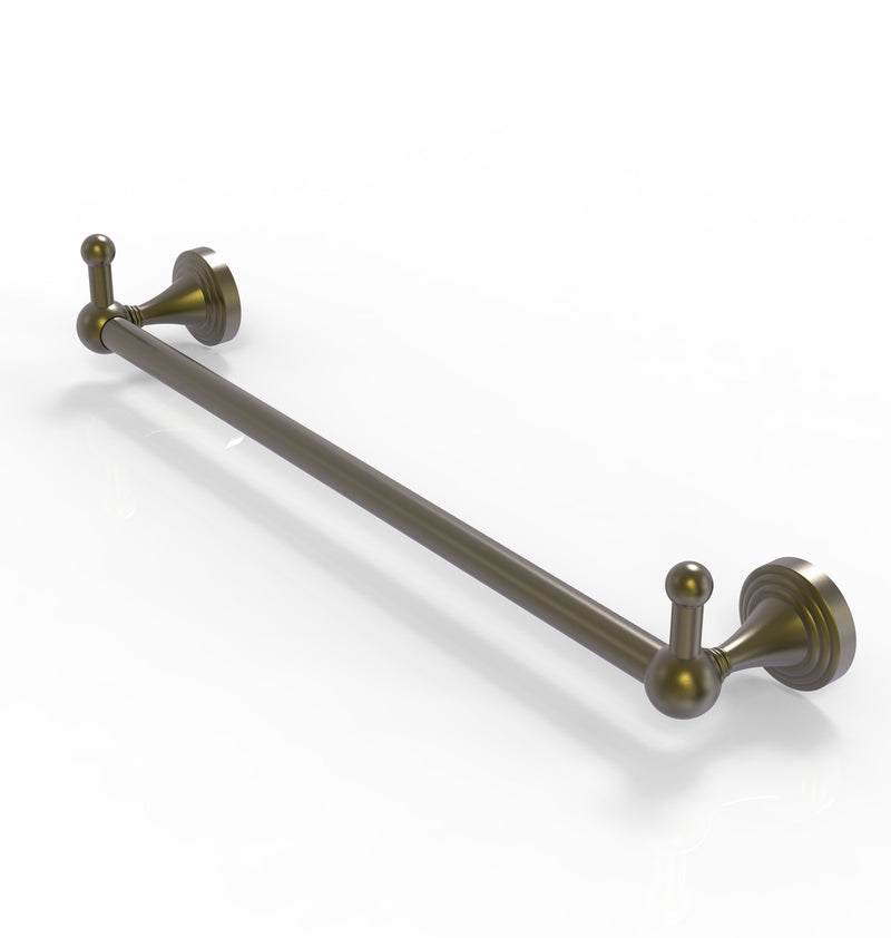 Allied Brass Sag Harbor Collection 18 Inch Towel Bar with Integrated Hooks SG-41-18-PEG-ABR