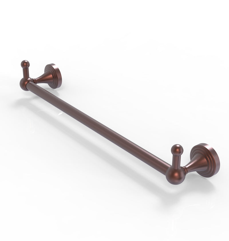 Allied Brass Sag Harbor Collection 18 Inch Towel Bar with Integrated Hooks SG-41-18-PEG-CA