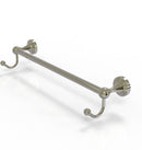 Allied Brass Sag Harbor Collection 24 Inch Towel Bar with Integrated Hooks SG-41-24-HK-PNI