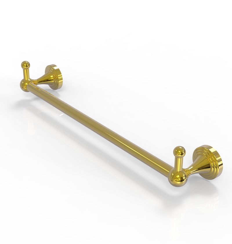 Allied Brass Sag Harbor Collection 24 Inch Towel Bar with Integrated Hooks SG-41-24-PEG-PB