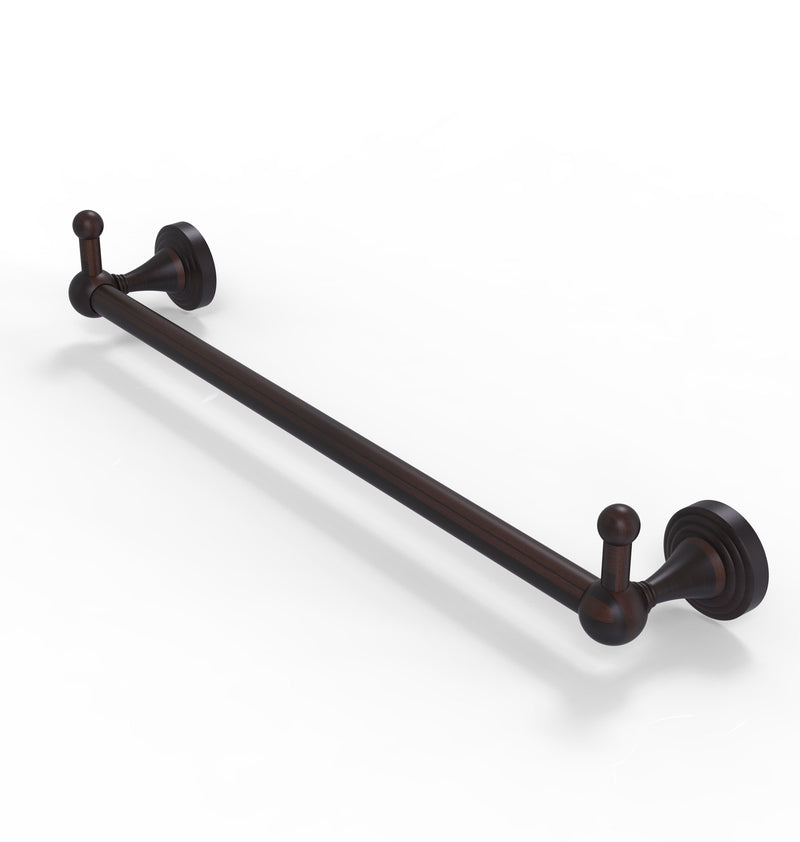 Allied Brass Sag Harbor Collection 24 Inch Towel Bar with Integrated Hooks SG-41-24-PEG-VB