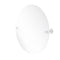 Allied Brass Sag Harbor Collection Frameless Round Tilt Mirror with Beveled Edge SG-90-WHM