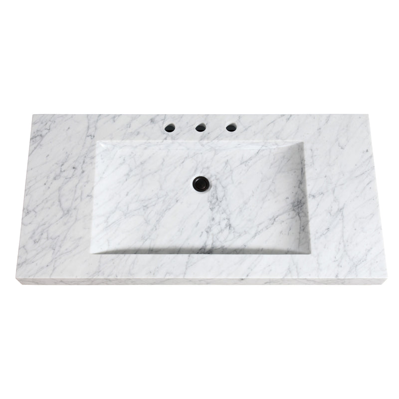 Avanity 43 inch Stone Integrated Sink Top SIT43CW