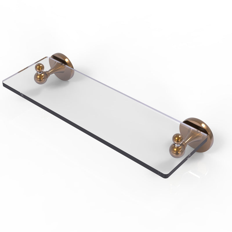 Allied Brass Shadwell Collection 16 Inch Glass Vanity Shelf with Beveled Edges SL-1-16-BBR