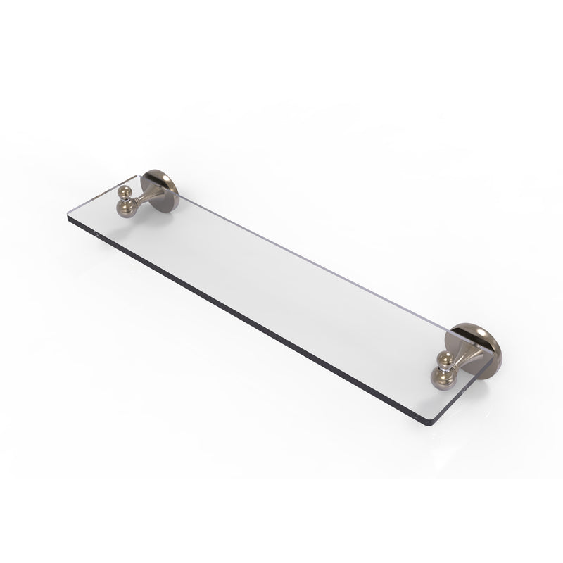 Allied Brass Shadwell Collection 22 Inch Glass Vanity Shelf with Beveled Edges SL-1-22-PEW