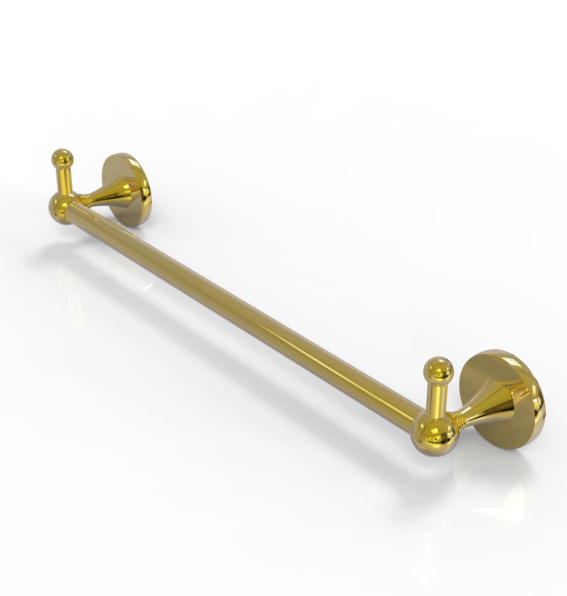 Allied Brass Shadwell Collection 30 Inch Towel Bar with Integrated Hooks SL-41-30-PEG-PB