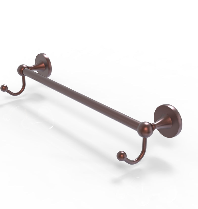 Allied Brass Shadwell Collection 36 Inch Towel Bar with Integrated Hooks SL-41-36-HK-CA