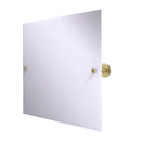 Allied Brass Shadwell Collection Frameless Landscape Rectangular Tilt Mirror with Beveled Edge SL-93-SBR