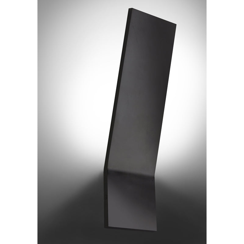 Dainolite 20W Wall Sconce Matte Black with Frosted Diffuser SNJ-1820LEDW-MB